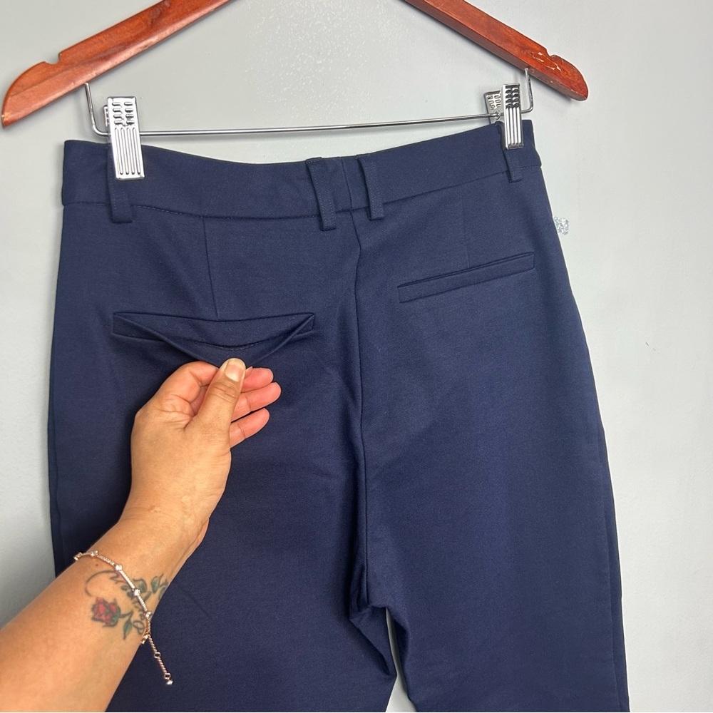 Of/Mercer women’s Essex skinny pants high waisted  size 4 navy blue stretch - Picture 10 of 16